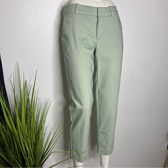 A New Day Sea-foam Green Stretch Ankle Crop Pants 2 - Picture 4 of 16